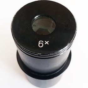 تصویر لنز چشمی میکروسکوپ ، Eyepiece microscope Lens 6x 