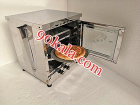 تصویر تنور گازی استیل بزرگ دو سینی چدن 37 