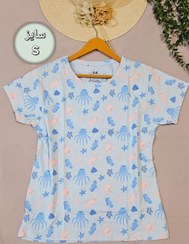 تصویر تیشرت فانتزی اورجینال دخترانه آستین کوتاه برند اچ اند ام - طرح H&M