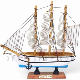 تصویر ماکت کشتی چوبی سایز 20 