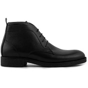 تصویر بوت مردانه 217010 با رویه چرم 