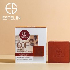 تصویر صابون لایه بردار قهوه استلین Estelin Coffee Exfoliating Soap 