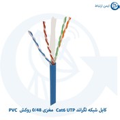 تصویر کابل شبکه لگراند تمام مس CAT6 utp با مغزی 48 