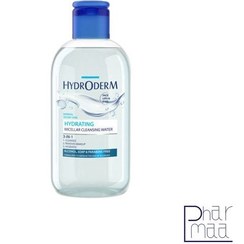 تصویر میسلارواتر چشم،لب و صورت مناسب پوست های معمولی و خشک هیدرودرم 250 میل 