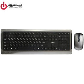 تصویر کیبورد و ماوس بی سیم هویت مدل HV-KB598GCM 