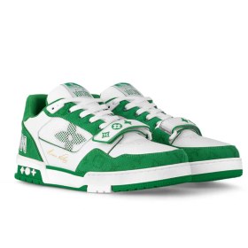 تصویر Trainer Green Monogram Denim | Alpide Store 