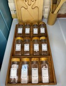 تصویر جا ادویه ی ۱۲تایی با استند - ۱ 