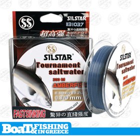 تصویر نخ ماهیگیری نایلون آب شور سیلستار تورنومنت ۳۰۰متر سایز ۰.۶۰، SILSTAR SALTWATER 0.60,300M 