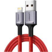 تصویر کابل 1 متری USB به Lightning یوگرین US293 ا UGREEN US293 1m To Lightning To USB Cable UGREEN US293 1m To Lightning To USB Cable