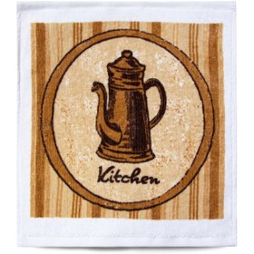 تصویر حوله دستی 30*30 موکاپاد 