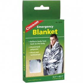 تصویر پتو نجات Coghlan's سایز 210x132 سانتی متر ا Coghlans Emergency Blanket Coghlans Emergency Blanket