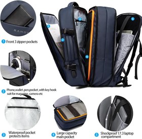 تصویر BANGE Travel Backpack Carry On Backpack Durable Convertible Duffle Bag Fit for 17.3 Inch Laptop for Men and Women? - ارسال 10 الی 15 روز کاری 