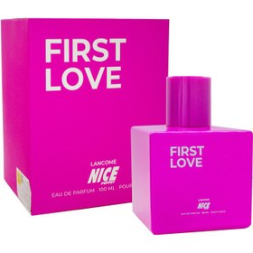 تصویر ادکلن زنانه یونیک مدل First Love حجم 100 میل نایس Nice unique women's cologne, First Love model, volume 100 ml