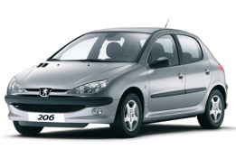 تصویر شیشه جلو پژو ۲۰۶ دودی سولار 