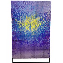 تصویر بک گراند فلزی پولکی هفت رنگ 