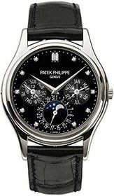 تصویر عوارض جانبی Patek Philippe بزرگ ماه فصلی 37mm Platinum Watch 5140P-013 