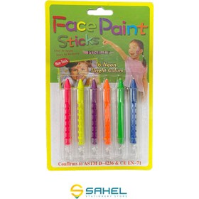 تصویر گریم صورت پیچی 6 عددی 