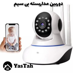 تصویر دوربین مداربسته مراقبت کودک بی سیم مدل v380pro 