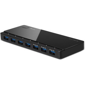 تصویر هاب USB 3.0 نه پورت تی پی لینک مدل UH720 Tp-Link UH720 USB 3.0 7-Port Hub with 2 Charging Ports