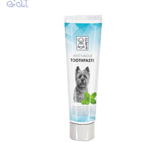 تصویر خمیر دندان سگ ام پت با طعم نعناع مدل M-Pets Toothpaste Mint Flavour وزن 100 گرم 