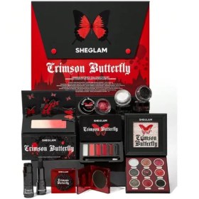 تصویر مجموعه کامل پروانه Crimson Butterfly شیگلم Sheglam crimson butterfly full collection set
