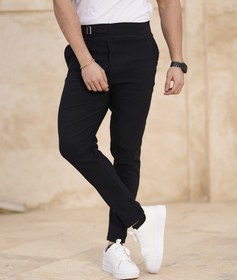 تصویر شلوار مردانه مدل Mehrad(مشکی) Men's pants Mehrad model (black)