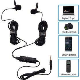 تصویر میکروفن یقه ای Soundco CM Pro Plus Soundco CM Pro Plus Lavalier Microphone