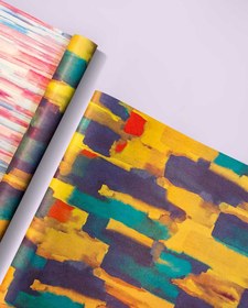 تصویر 3 برگ کاغذ کادو لینن – 1083 