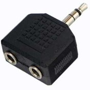 تصویر تبدیل 1 به 2 صدا استریو - تبدیل 2 مادگی به 1 نری AUX 