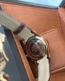 تصویر ساعت زنانه الگانس بندچرمی قهوه ای موتور ژاپن مدل EL 1117 Elegance women's watch with brown leather strap, Japanese engine - model EL1117