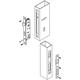 تصویر قفل درب کالی مدل KALE ترکیه 