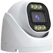 تصویر دوربین IP مداربسته دام 5 مگاپیکسل HISILICON دید در شب رنگی میکروفون دار 