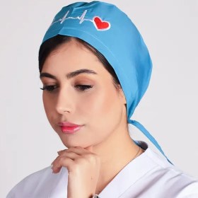 تصویر کلاه ecg سبزآبی کلاه ecg سبزآبی