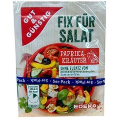تصویر چاشنی سالاد GUT & GUNSTIG با طعم پاپریکا و سبزیجات PAPRIKA-KRAUTER ( پک 5 عددی ) 
