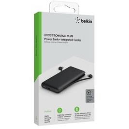 تصویر شارژر همراه بلکین (Belkin) مدل BPB006btBLK BoostCharge ظرفیت 10000 میلی آمپر ساعت 