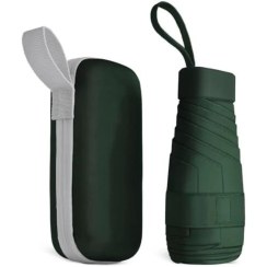 تصویر چتر تاشو جیبی با دسته مستطیلی 