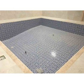 تصویر نمونه کار شده کاشی استخری اسپرت -20*20-شرکت کاشی مرجان Marjan Tile 