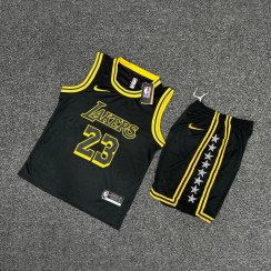 تصویر ست بسکتبالی لیکرز ۲۰۲۶ رنگ مشکی 