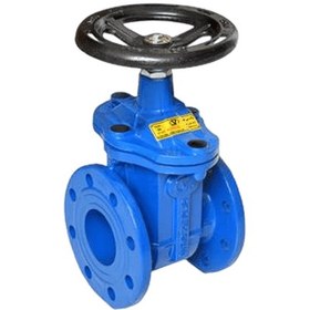 تصویر کشویی 4 اینچ PN10 زبانه فلزی وگ بی همتا GATE VALVE 4" PN10 GGG40