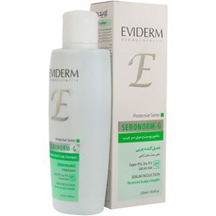 تصویر شامپو اویدرم سبونورم جی مناسب مو و پوست سر چرب 250 میل Eviderm Shampoo Sebonorm G greasy hair & scalp 250ml