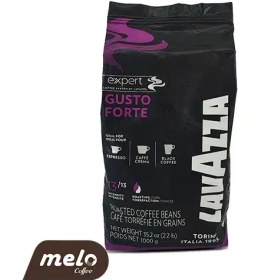 تصویر دانه قهوه لاوازا گوستو فورته پاکت 1 کیلوگرم Lavazza Gusto Forte Expert 1 kg