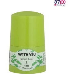 تصویر مام رول ضد تعریق مدل Green Leaf حجم 50میل ویت یو With You Green Leaf Deo Roll On 50ml