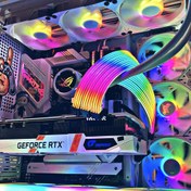تصویر کیس کامپیوتر سوپر گیمینگ رندرینگ نسل13 rog استریمر 