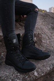 تصویر چکمه و بوت مردانه مشکی اورجینال SBronze 