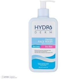 تصویر کرم ژل شستشو صورت هیدرودرم درمو واش مناسب پوست خشک 350 میل Hydroderm Gel Cream Facial Cleansing Dermo Wash 350ml