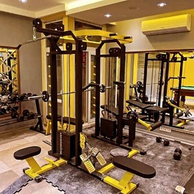 تصویر دستگاه بدنسازی چند کاره برای تمرینات ورزشی کل بدن Multifunctional Gym Station for Total Body