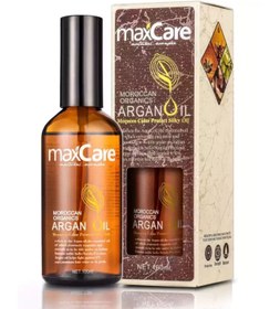 تصویر روغن آرگان سه کاره مکس کر maxcare حجم 100 میلی لیتر maxcare organ oil 100ml