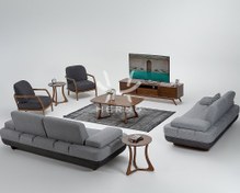 تصویر مبل مدرن ۷ نفره آرامیس طوسی 