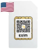تصویر eSim ایالات متحده آمریکا - اعتبار: 7 روزه 100 مگابایت 