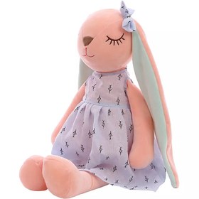 تصویر عروسک خرگوش گوش دراز لباس دار Baby Dream ا baby rabbit doll code:0299624 baby rabbit doll code:0299624